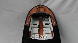 Riva Iseo 26 Quality Wood Model Boat L60 Beautiful Home Decor Handmade Model