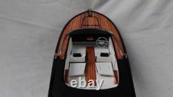 Riva Iseo 26 Quality Wood Model Boat L70 Beautiful Home Decor Handmade Model