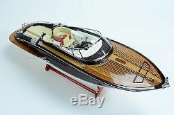 Riva Rama 25 Handmade Wooden Classic Boat Model