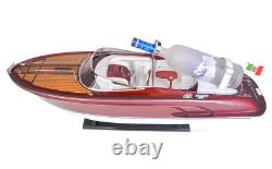 Riva Rivarama Wine Holder Speed Boat Wood Model 37 Italian Power Motor Yacht