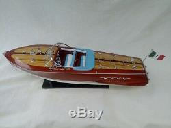 Riva Tritone 26 Boat Quality Wood Model Ship Beautiful Xmas Gift