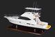 Riviera 45 Open Flybridge Motor Yacht Handmade Wooden Model Boat Ship Gift Decor