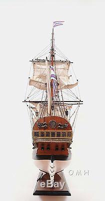 Russian Navy Goto Predestination Tall Ship Large 37 Wood Model Boat Assembled