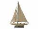 Rustic Intrepid 60 Wooden Vintage Sailboat Model Sail Boat Decor