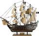 Sailingstory Wooden Pirate Ship Model Black Pearl Beige Sails 20.5