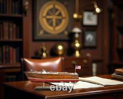 SAILINGSTORY Wooden Speedboat Model Riva Aquarama Runabout Model Boat Yacht