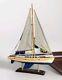 Sailing Wooden Sailboat Model Decor Boat Model Ship Sailboat 16 X 3 3/4