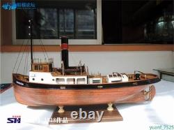 SANSON Tugboat Wooden Tugboat 1/50 Assembly Model Kit Wood Boat DIY Toys Gifts