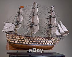 SANTISIMA TRINIDAD 44 wood model ship large scaled Spanish sailing boat