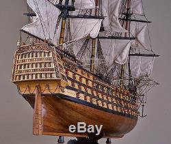 SANTISIMA TRINIDAD 44 wood model ship large scaled Spanish sailing boat