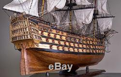 SANTISIMA TRINIDAD 44 wood model ship large scaled Spanish sailing boat