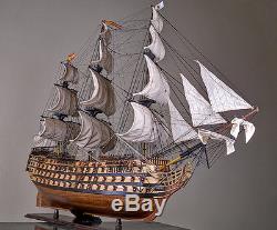 SANTISIMA TRINIDAD 44 wood model ship large scaled Spanish sailing boat