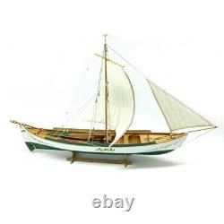 SCALE 1/16 Wood model ship Kit, Classical sailboat, Barquette, cockboat