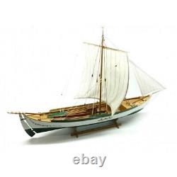 SCALE 1/16 Wood model ship Kit, Classical sailboat, Barquette, cockboat