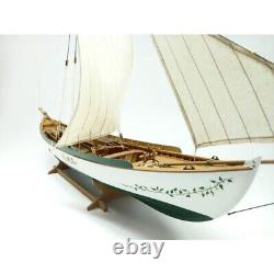 SCALE 1/16 Wood model ship Kit, Classical sailboat, Barquette, cockboat