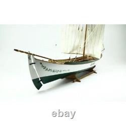 SCALE 1/16 Wood model ship Kit, Classical sailboat, Barquette, cockboat