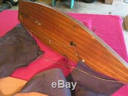 SCHOENHUT Toys ANTIQUE POND YACHT boat Wood model sailing sailboat yachting