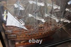 SEACRAFT GALLERY Vasa (Wasa) 87cm Wooden Model Ship Boat (Swedish navy) with Case