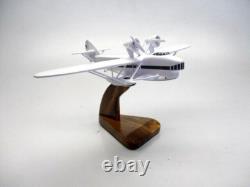 SH-5 Shavrov Soviet Flying Boat Aircraft Desktop Mahogany Wood Model Small New