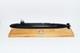 Ssbn-728 Uss Florida Submarine Model (black Hull), Mahogany, Navy, 20 Inch, Ohio