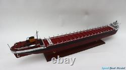 SS Edmund Fitzgerald Commercial Ship Model 27.5? Wooden Ship Model