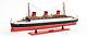 Ss Normandie French Ocean Liner Wooden Model Cruise Ship 41 Fully Assembled New