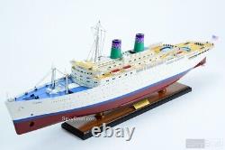 SS Oceanic Independence Ocean Liner Wooden Ship Model, New, Constitution