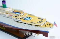 SS Oceanic Independence Ocean Liner Wooden Ship Model, New, Constitution