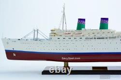 SS Oceanic Independence Ocean Liner Wooden Ship Model, New, Constitution