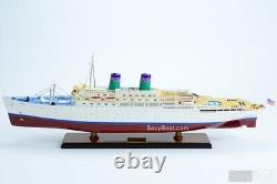 SS Oceanic Independence Ocean Liner Wooden Ship Model, New, Constitution