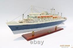 SS ROTTERDAM 92 CM WOODEN MODEL SHIP High quality