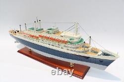 SS ROTTERDAM 92 CM WOODEN MODEL SHIP High quality