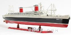 SS United States Cruise Ship Ocean Liner 32 Built Wood Model Boat Assembled