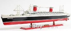 SS United States Cruise Ship Ocean Liner 32 Built Wood Model Boat Assembled