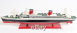 SS United States Cruise Ship Ocean Liner 32 Built Wood Model Boat Assembled