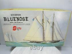 STERLING #D6 BLUENOSE SCHOONER BOAT KIT Balsa Wood Ship Model METAL FITTINGS