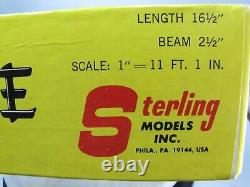 STERLING #D6 BLUENOSE SCHOONER BOAT KIT Balsa Wood Ship Model METAL FITTINGS