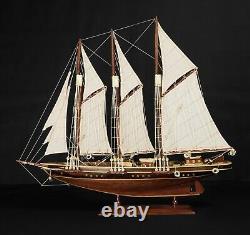 Sailing Yacht Model Atlantic Model Ship 28 America Yacht Collection Handmade