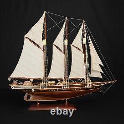 Sailing Yacht Model Atlantic Model Ship 28 America Yacht Collection Handmade