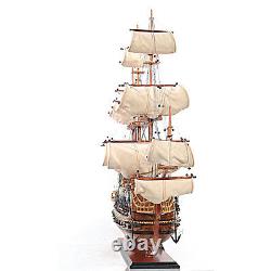 Saint Esprit French Wooden Model 33 Tall Ship Sailboat Fully Built Boat New