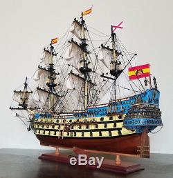 San Felipe 32 wood ship model sailing tall Spanish boat