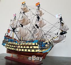 San Felipe 32 wood ship model sailing tall Spanish boat