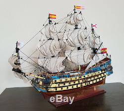 San Felipe 32 wood ship model sailing tall Spanish boat