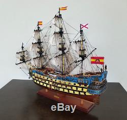 San Felipe 32 wood ship model sailing tall Spanish boat