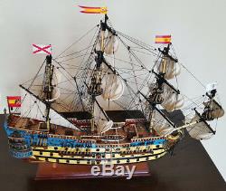 San Felipe 32 wood ship model sailing tall Spanish boat