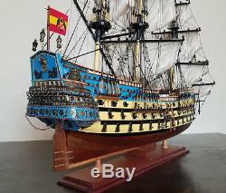 San Felipe 32 wood ship model sailing tall Spanish boat