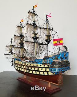 San Felipe 32 wood ship model sailing tall Spanish boat