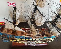 San Felipe 32 wood ship model sailing tall Spanish boat