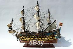 San Felipe Wood Model Boat, Fully Assembled