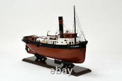Sanson Tugboat Model Wooden Ship 24 Handcrafted Model Ready to Display